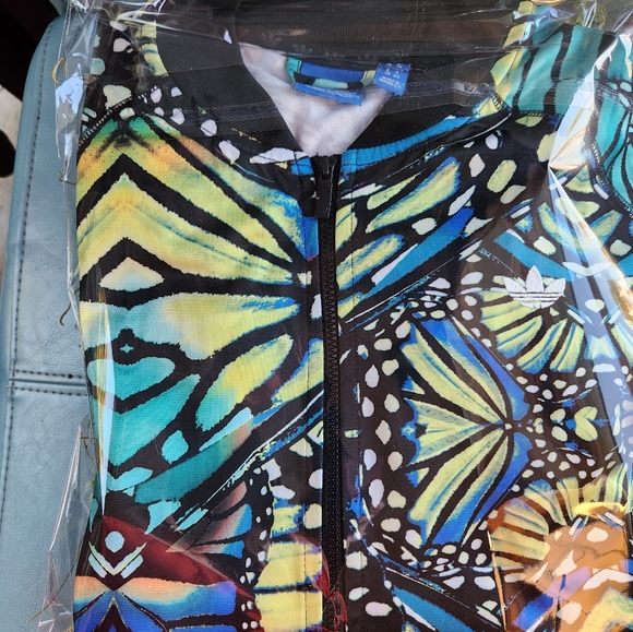 ADIDAS Farm RIO 2014 Butterfly Monarch Zip Track Jacket Chaqueta Firebird TT - Picture 13 of 16